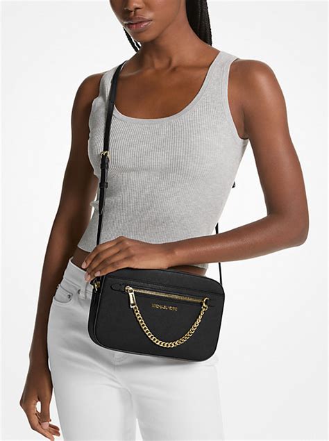 michael kors jet set bag double gusset crossbody|michael kors jet set item.